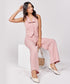 Flared Leg Formal Pink Pant
